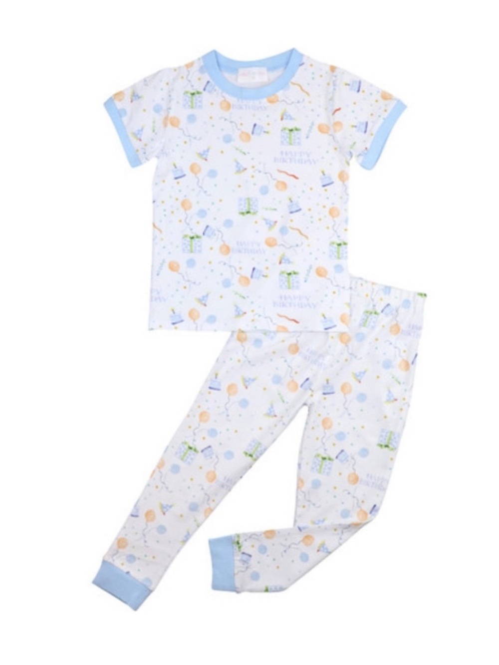 ❗️Cecil & Lou Birthday Party Print Pajama Set for Boys 4T